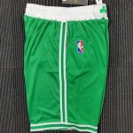 NBA Boston Celtics shorts Vert Brodé